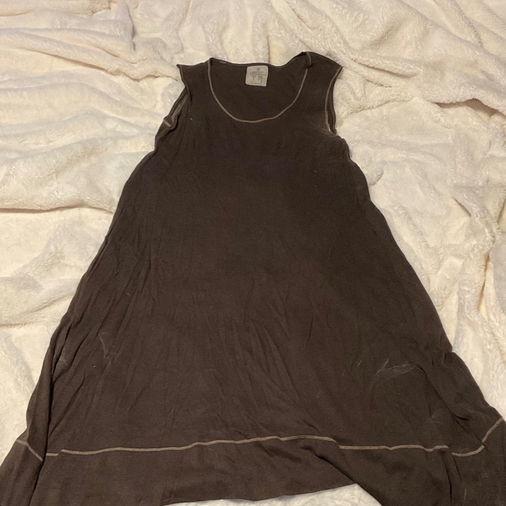 Elegant Brown Midi Dress